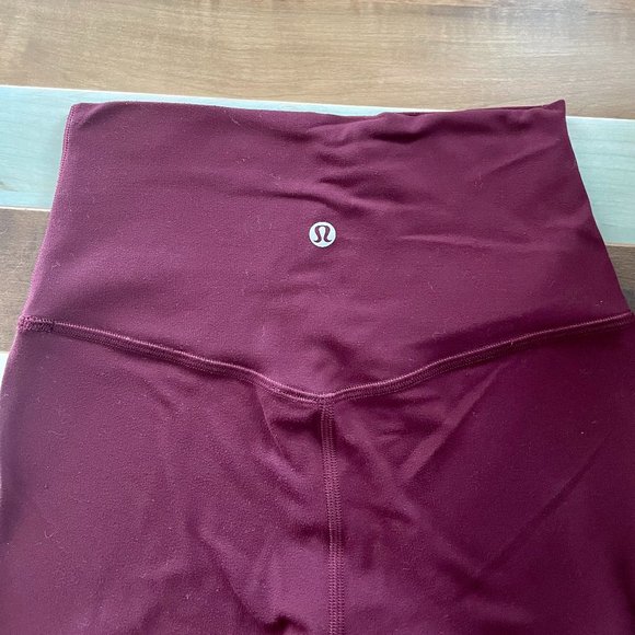 Lululemon Align Pant 28" Garnet Deep Red Burgundy - Picture 4 of 5